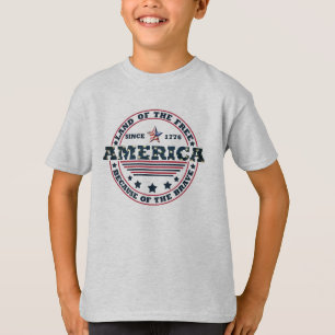 T-shirt 4 juillet heureux