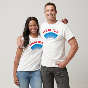 T-shirt 4 juillet heureux