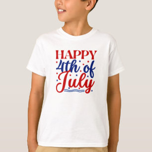 T-shirt 4 juillet heureux