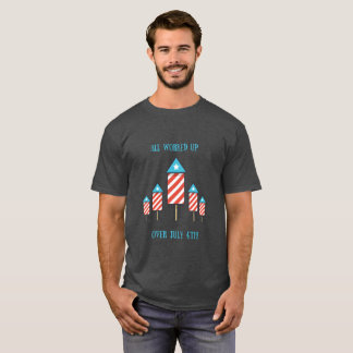 T-shirt 4 juillet hommes ou femmes drôles de chemise de