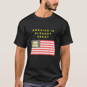 T-shirt 4 juillet L'Amérique est déjà une grande gloire