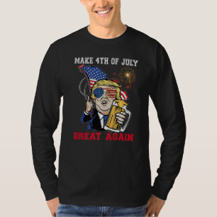 T-shirt 4 juillet Liberté américaine des femmes 4 juillet