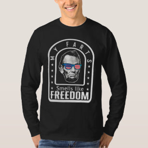 T-shirt 4 juillet Mon Pied Sent Comme Freedom Lincoln In