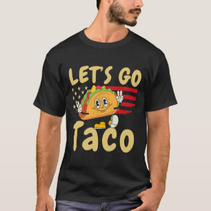 T-shirt 4 juillet Patriotique Go Usa Tacos Freedom F