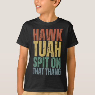 T-shirt 4 juillet Patriotique Usa Hawk Tuah cracher sur ce