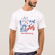 T-shirt 4 juillet pour hommes