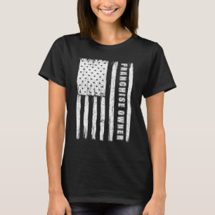 T-shirt 4 juillet pour la franchise de drapeau américain p