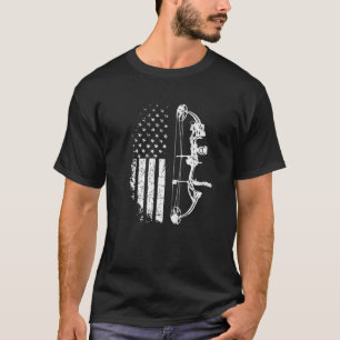 T-shirt 4 juillet Pour Un Archer De Bow Patriotique