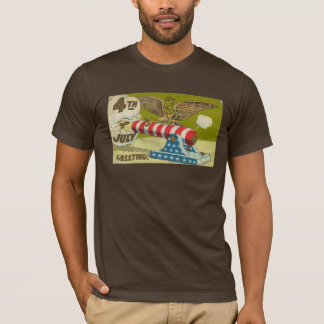 T-shirt 4 juillet saluant