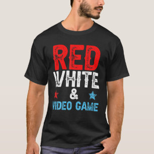 T-shirt 4 juillet Tenue Pour Joueur Vidéo Journée Indépend