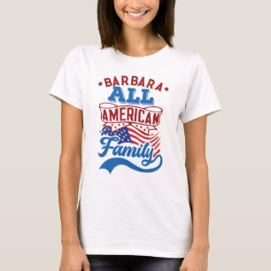 T-shirt 4 juillet Toute la famille américaine correspondan