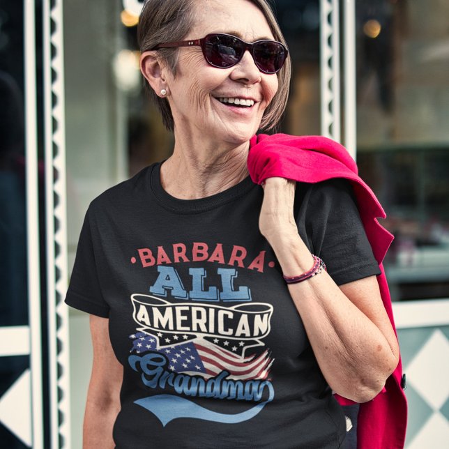 T-shirt 4 juillet Toute la famille patriotique grand-mère  (Créateur téléchargé)