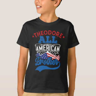 T-shirt 4 juillet Toute la famille patriotique soeur améri