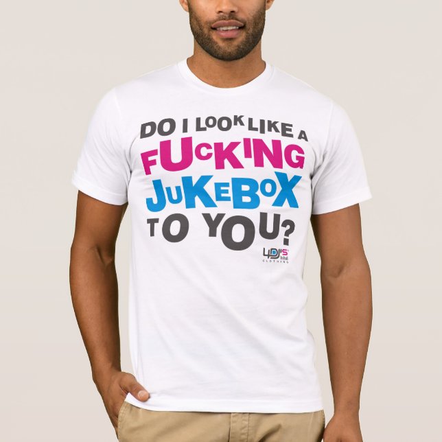 T-shirt 4DJS Juke Box (Devant)