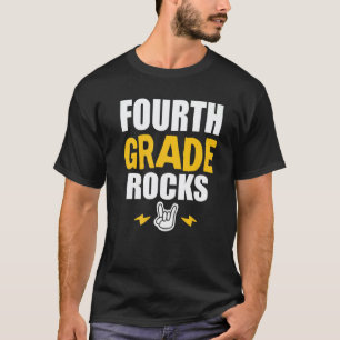 T-shirt 4e année déchire Retour à l'école Prof de musique