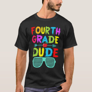 T-shirt 4e année Dude mignonne 4e année Garçons Enfants