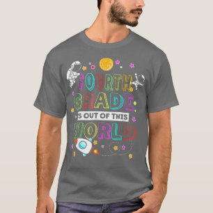 T-shirt 4e année mignonne drôle est hors de ce World Schoo
