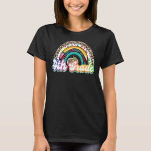 T-shirt 4e année Rainbow Girls Boys Teacher Team 4e G