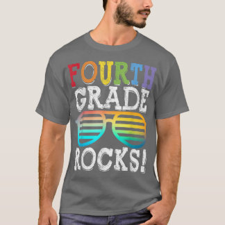 T-shirt 4e année Rocks 4e année Squad Retour à l'école