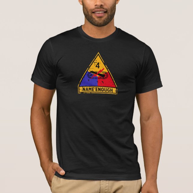 T-shirt 4e division blindée "Nom suffisant" (Devant)