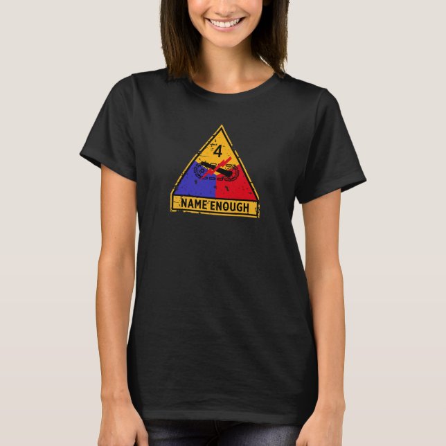 T-shirt 4e division blindée "Nommez assez" Femmes (Devant)