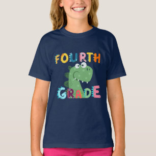 T-shirt 4e GRADE Dino Squad garçons Filles professeur B2S