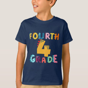 T-shirt 4e GRADE Dino Squad garçons Filles professeur B2S