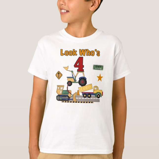 T-shirt 4ème anniversaire de construction (Devant)