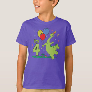 T-shirt 4ème anniversaire de Dino