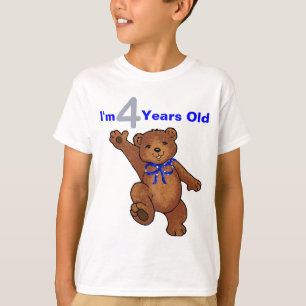 T-shirt 4ème Garçon de fête d'anniversaire