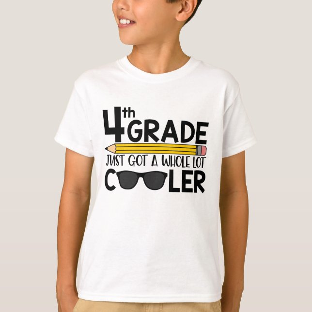 T-shirt 4ème La catégorie a juste obtenu la chemise de (Devant)