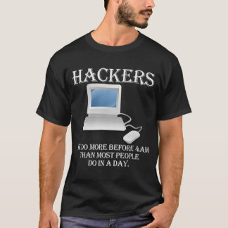 T-shirt 4h du matin de pirates informatiques (a)