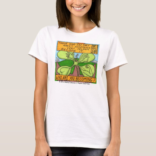 T-shirt 4H - Qui êtes-vous devenant ? (Devant)