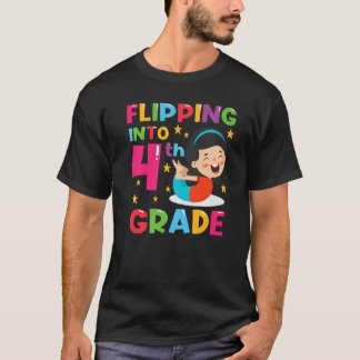 T-shirt 4th Grade Girls Gymnastics First Day Of School Gym