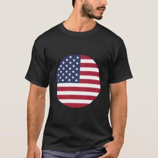 T-shirt 4Th July Usa Flag American Patriotic Minimalist