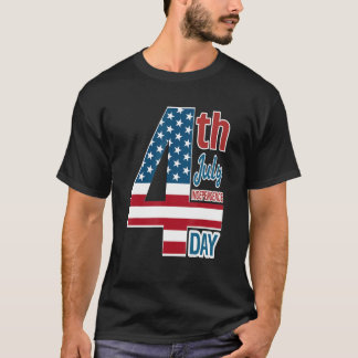 T-shirt 4th of July 2023 Independence Day With USA America