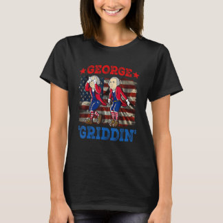 T-shirt 4th Of July George Washington Griddy George Griddi