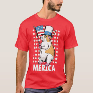 T-shirt 4th of July Independence Day USA American Guinée P