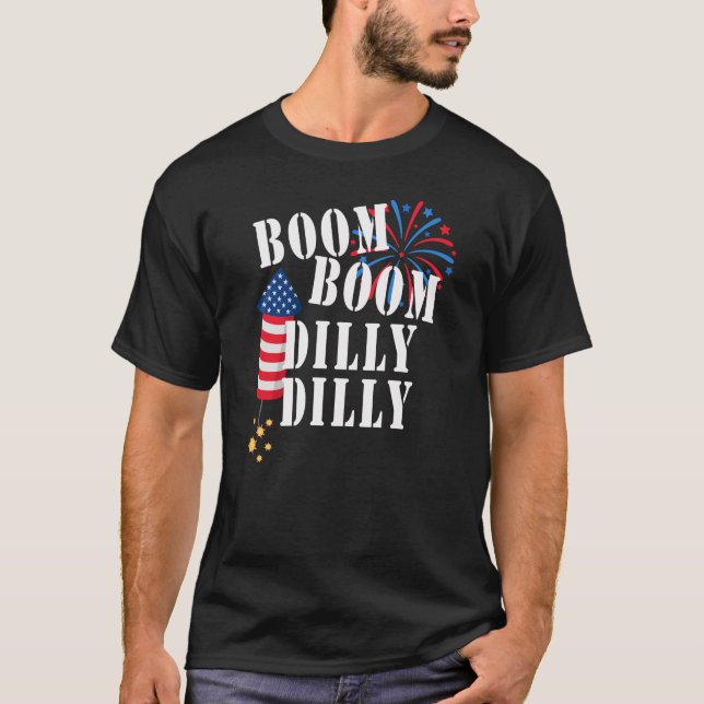 T-shirt 4tth des hommes drôles de Dilly Dilly de (Devant)