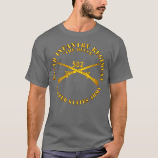 T-shirt 502e régiment d'infanterie La Deuce Infantry Br
