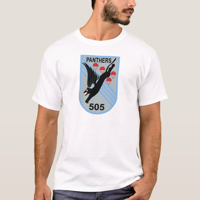 T-shirt 505th Régiment d'infanterie aéroportée (Devant)