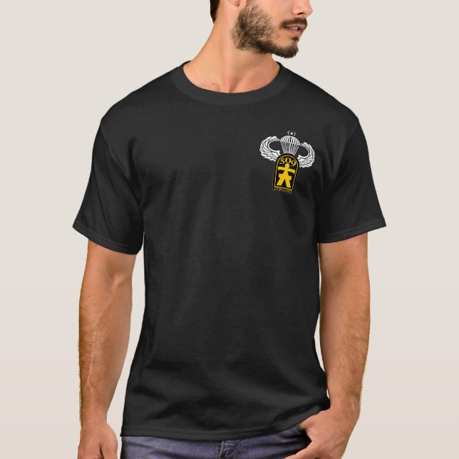 T-shirt 509th Ailes aéroportées du vétéran w/Jump (Devant)