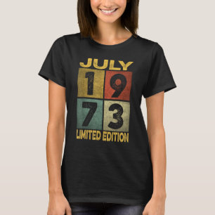T-shirt 50 Ans 50e Anniversaire Cadeaux Légendes Né En Jui