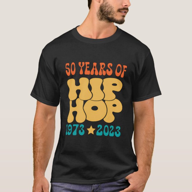 T-shirt 50 Ans 50E Anniversaire De L'Hip hop (Devant)