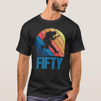 T-shirt 50 ans 50e anniversaire Homme Guitare Joueur Guita