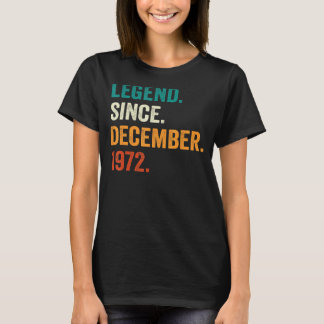 T-shirt 50 ans 50e Anniversaire Hommes Légende depuis déce