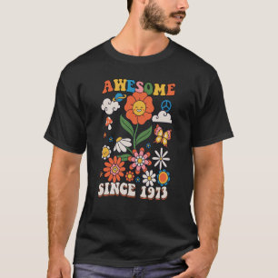 T-shirt 50 ans Awesome depuis 1973 Super Retro 50th B