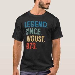 T-shirt 50 ans de légende depuis août 1973 50e anniversair
