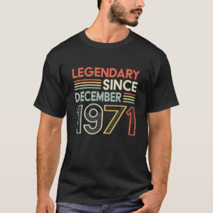 T-shirt 50 Ans De Légende Depuis Décembre 1971 50E Oiseau
