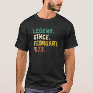T-shirt 50 ans de légende depuis février 1973 50e oiseau